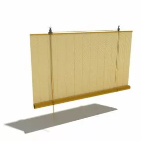 Wood Venetian Windows Blind 3d model