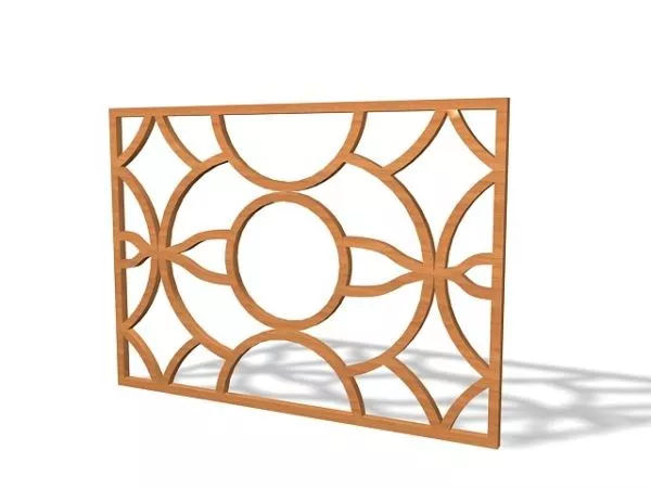 Wooden Home Window Grilles Design 3d model Wooden Home Window Grilles Design 3d model