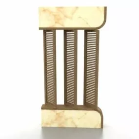 Wooden Window Shutters 3d model