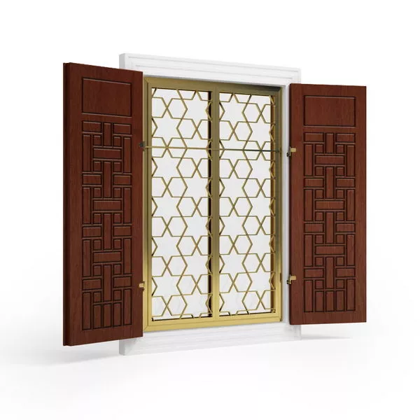 Wrought Iron Grid 3d model