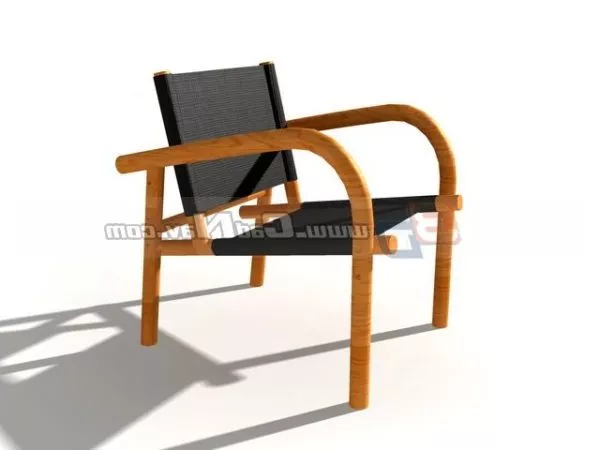 Wooden Fauteuil Chair Design 3d model Wooden Fauteuil Chair Design 3d model