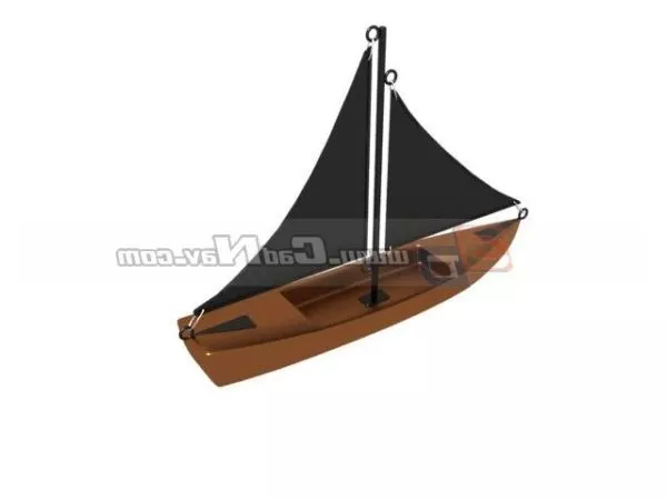 Merchant Sailing Vessel 3d model