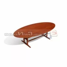 Furniture Wooden Sofa Side Table 3d model