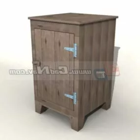 Office Furniture Wooden Storage Cabinet 3d model