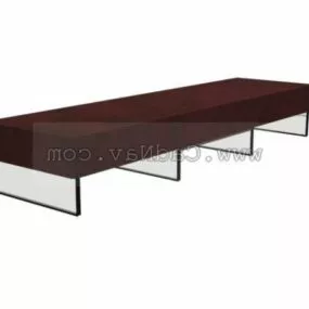 Furniture Wooden Tv Bench 3d model