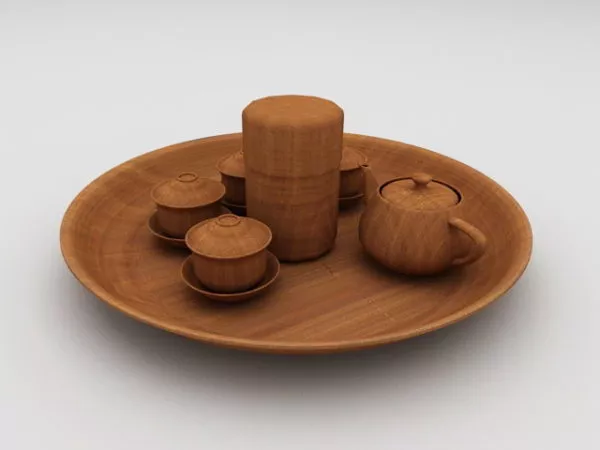 Plastic Cups Stack 3d model