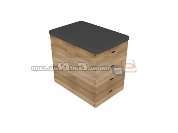 Container Box Steel Material 3d model