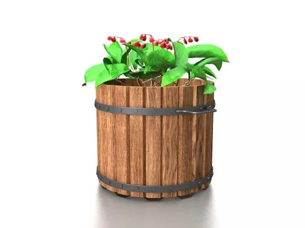 Plastic Barrel Drum 3d model
