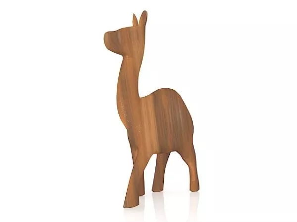 Wooden Camel Decoration 3d model Wooden Camel Decoration 3d model
