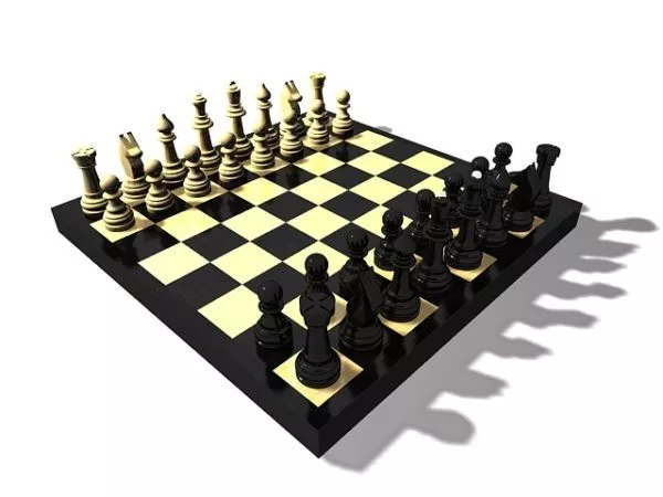 Planter Chess Game 3d model