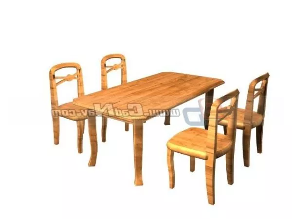Dining Chairs Table 3d model Dining Chairs Table 3d model