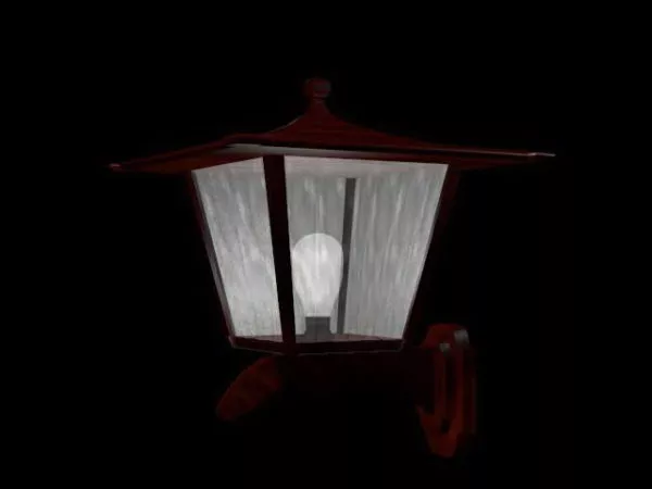 Industrial Wall Sconce Lamp 3d model
