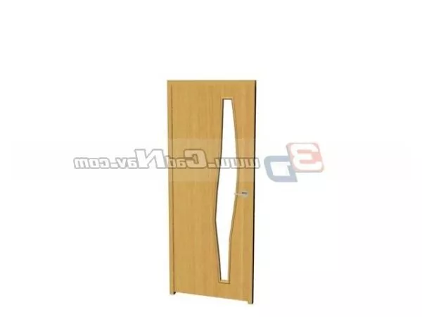 Wooden Inner Door Design 3d model Wooden Inner Door Design 3d model