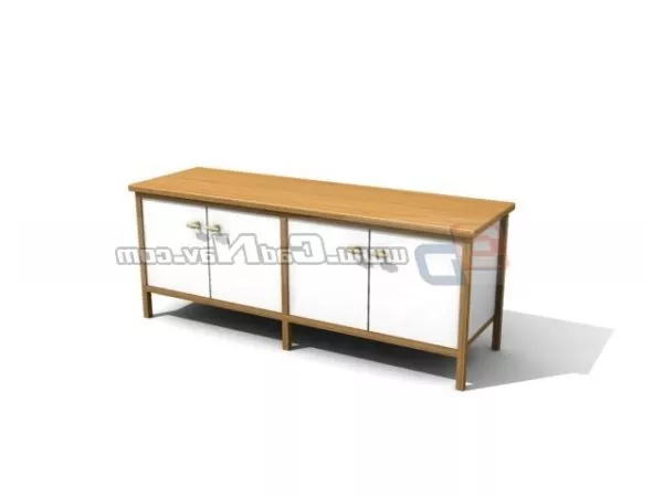 Antique Cupboard Cabinet 3d model