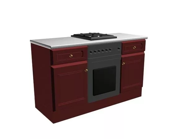Siemens Gas Stove Vertical Size 3d model