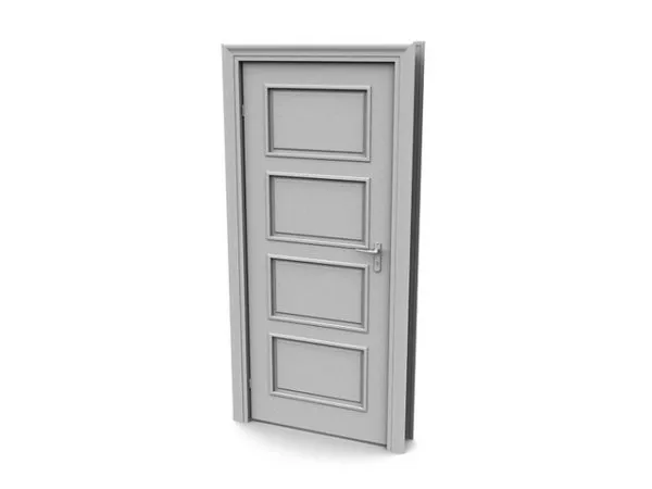 Wooden Office Door Furniture 3d model Wooden Office Door Furniture 3d model