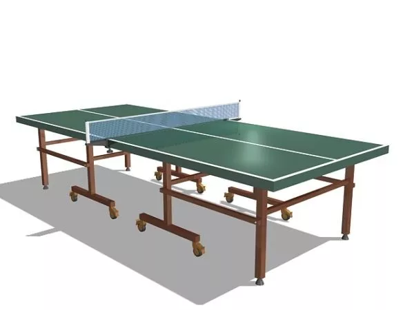 Small Table Tennis 3d model