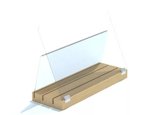 Kitchen Wooden Plate Holders 3d model Kitchen Wooden Plate Holders 3d model