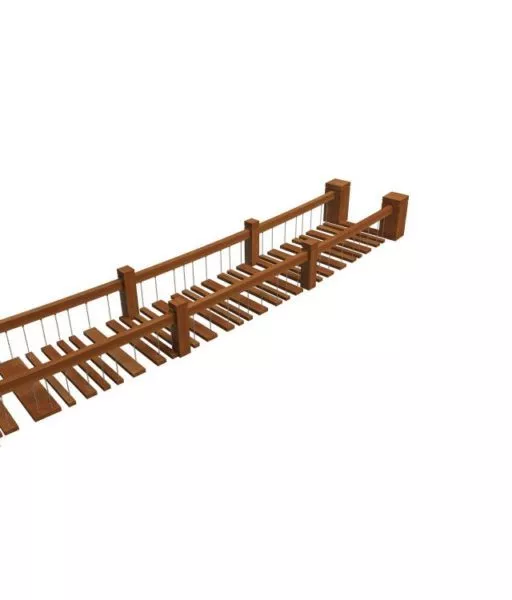 Bridge Decoration For Garden 3d model