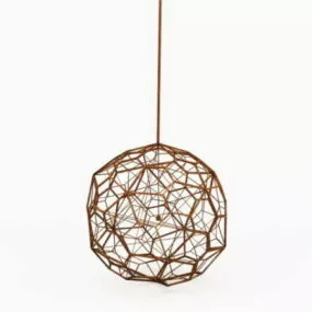 Decorative Sphere Pendant Light 3d model
