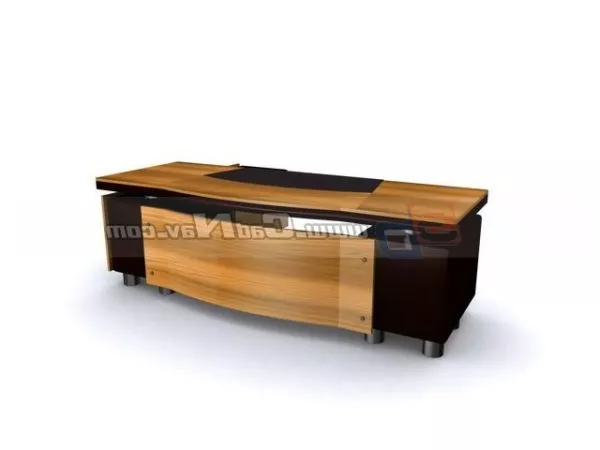 Wooden Furniture Executive Desk 3d model Wooden Furniture Executive Desk 3d model