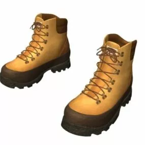 Men Work Boots 3d model