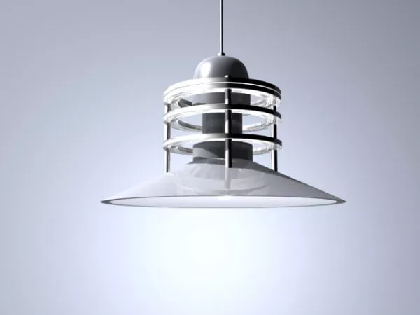 Modern Work Pendant Lamp 3d model Modern Work Pendant Lamp 3d model