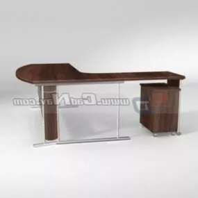 Work Station Furniture Office Table 3d model