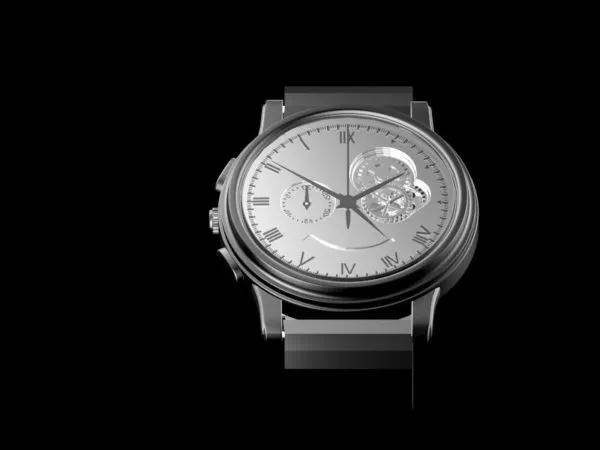 Automatic Wrist Watch 3d model Automatic Wrist Watch 3d model