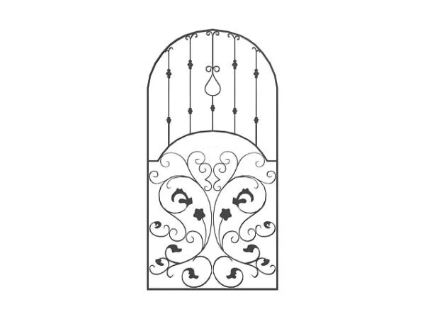 Home Design Wrought Iron Door 3d model Home Design Wrought Iron Door 3d model