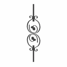 Antique Wrought Iron Fence Decoration 3d model