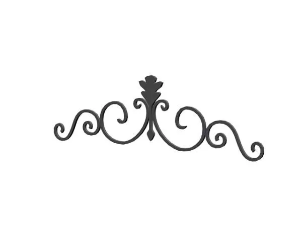 Wrought Iron Decorative Structure 3d model Wrought Iron Decorative Structure 3d model