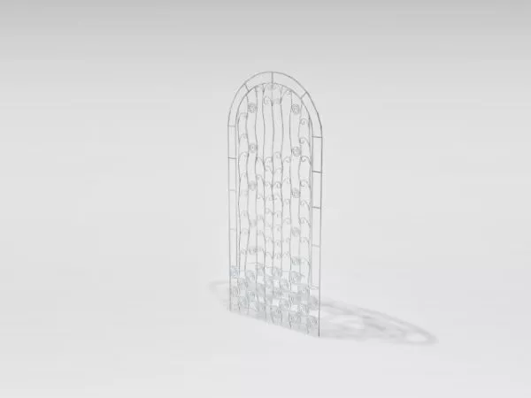 Gate With Decorative Pattern 3d model