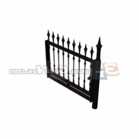 Wrought Iron Gate Design 3d model