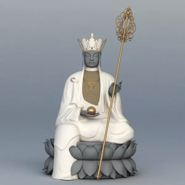 Chinese Xuanzang Buddha Statue 3d model Chinese Xuanzang Buddha Statue 3d model