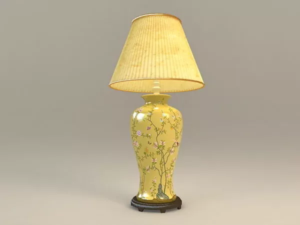 Living Room Ceramic Table Lamp 3d model Living Room Ceramic Table Lamp 3d model