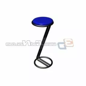 Z Bar Stool Furniture 3d model