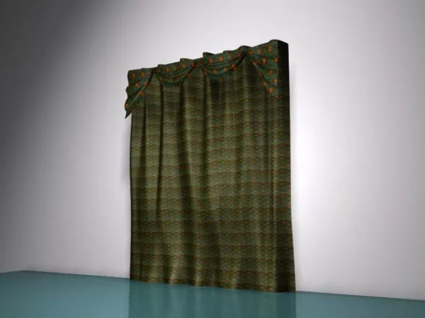 Home Curtains 3d model Home Curtains 3d model