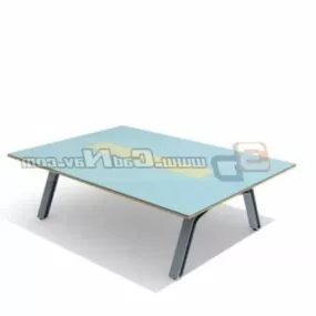 Office Folding Meeting Desk 3d model