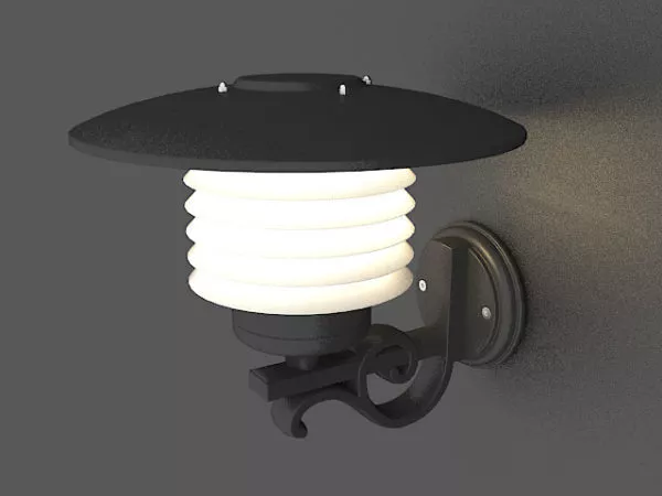Sconce Lamp Elegant Decorative 3d model
