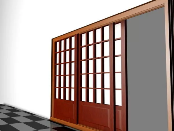 Home Sliding Interior Door Partitions 3d model Home Sliding Interior Door Partitions 3d model