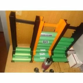 Battery18650 Holder Simple Printable 3d model