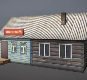 Old Shop House 3d model