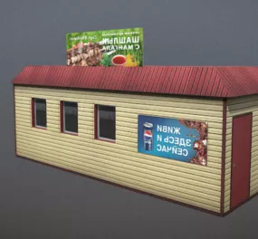 Old Shop 3d model