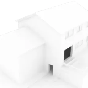 Basic Mesh House 3d model