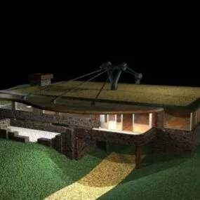 Farm House Design 3d model