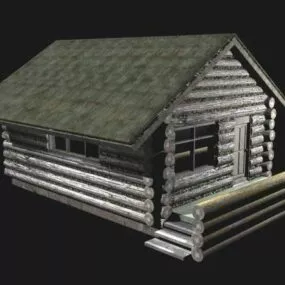 Old Wooden House 3d model