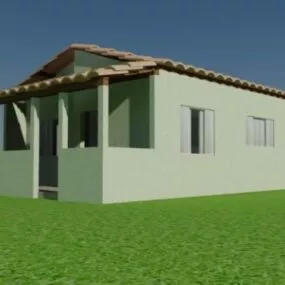 Low Poly Small House 3d model
