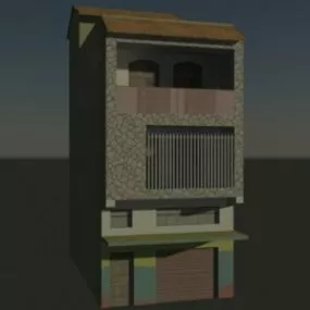 Old Building 3d model