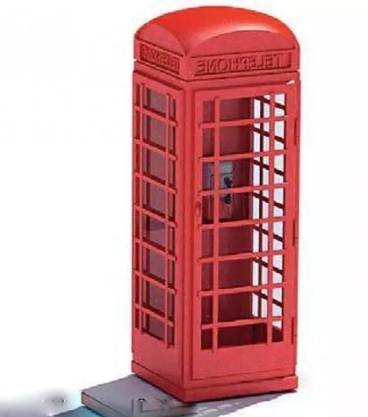 British Phone Booth 3d model British Phone Booth 3d model